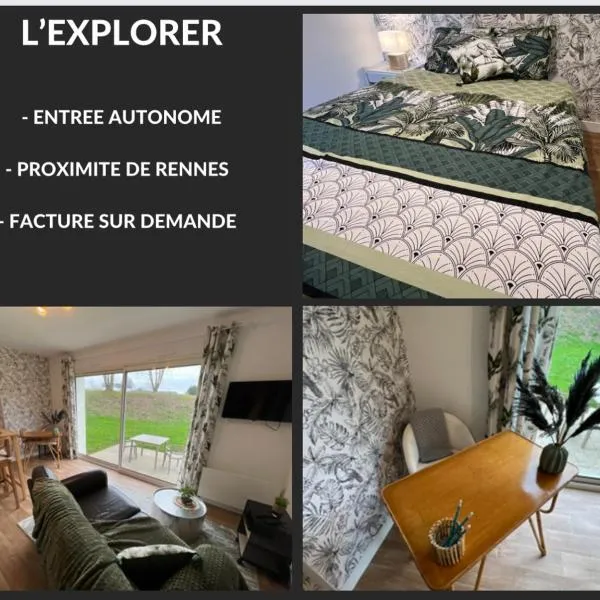 Explorer, hotel in Saint-Aubin-dʼAubigné