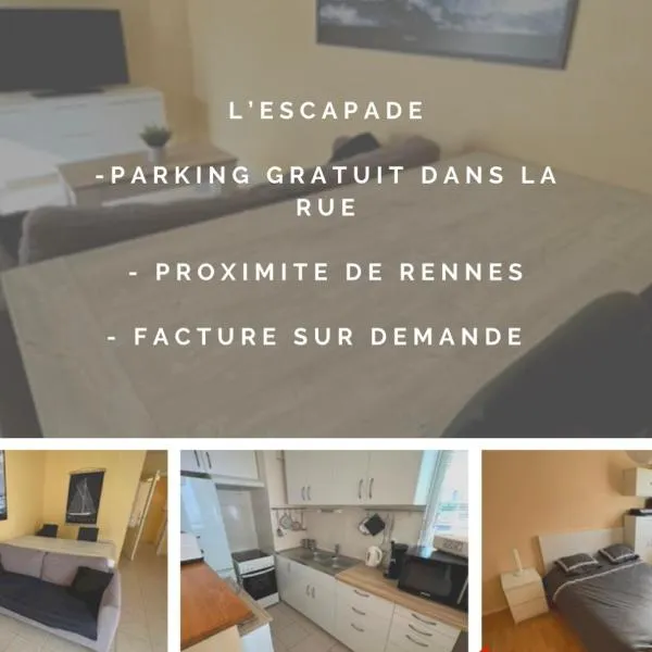 L'escapade, hotel in Chantepie