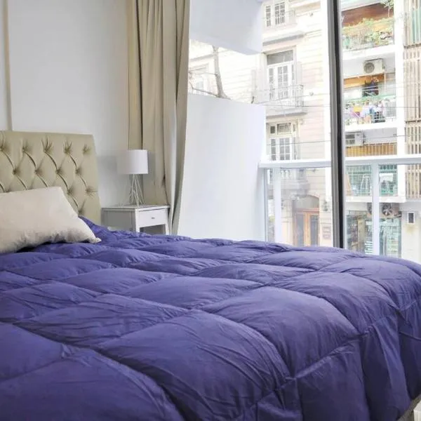 Apartamento en el Centro de Recoleta con pileta, parilla y laundry, viešbutis Buenos Airėse
