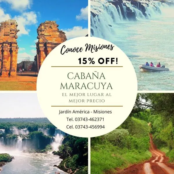 Cabaña Maracuya, hotell i Jardín América