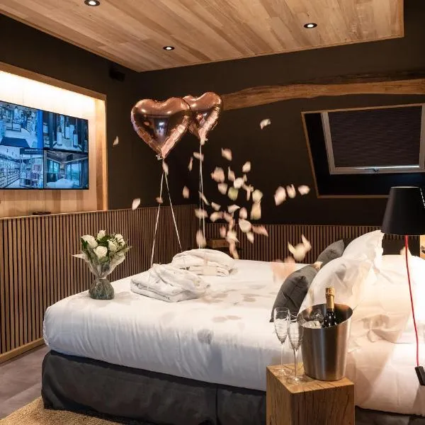 Le Studio des Prés Verts Suite Design avec Jacuzzi Privatif, hotel in Jouey