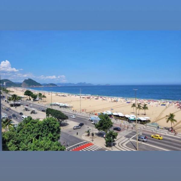 Vista panorâmica lateral mar luxo