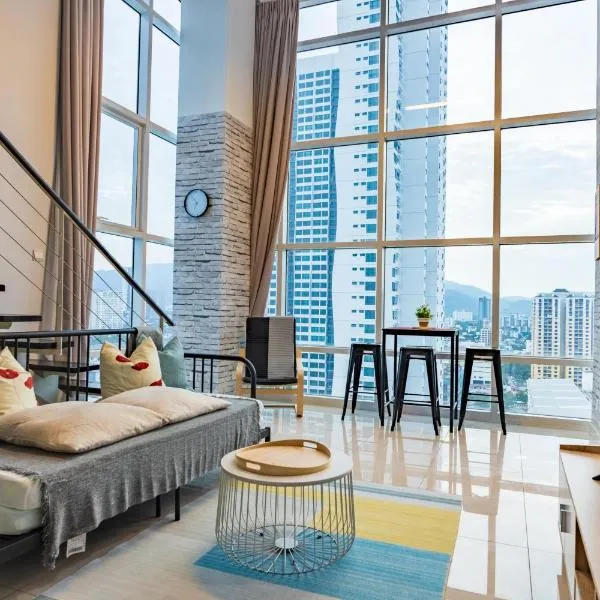 Maritime Luxury Duplex 2Bedrooms 6-10pax, hotel in Jelutong