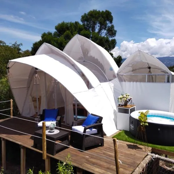 Origen Glamping en Villa de Leyva, hotell sihtkohas Santa Sofía