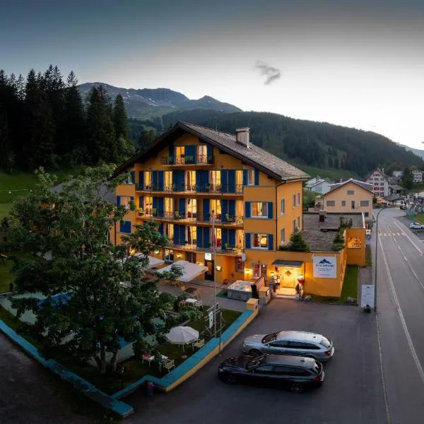 Grischalodge das Hotel mit Bergblick seit 1929 - schlicht, preiswert und mit einem touch Nostalgie, hotel v destinaci Parpan