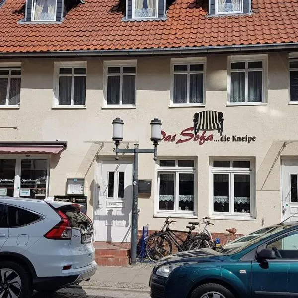 Das Sofa Restaurant-Hotel-Spätkauf, hotel v destinaci Greifswald