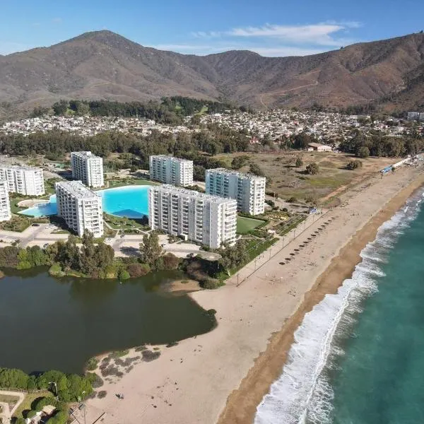 Hermoso Departamento Papudo Laguna, 7 personas, hotel in Papudo