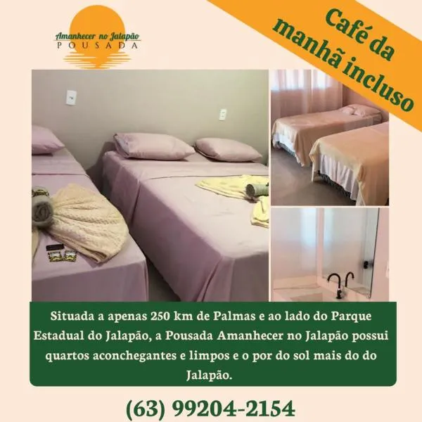 Pousada Amanhecer no Jalapão, hotel a São Félix do Tocantins