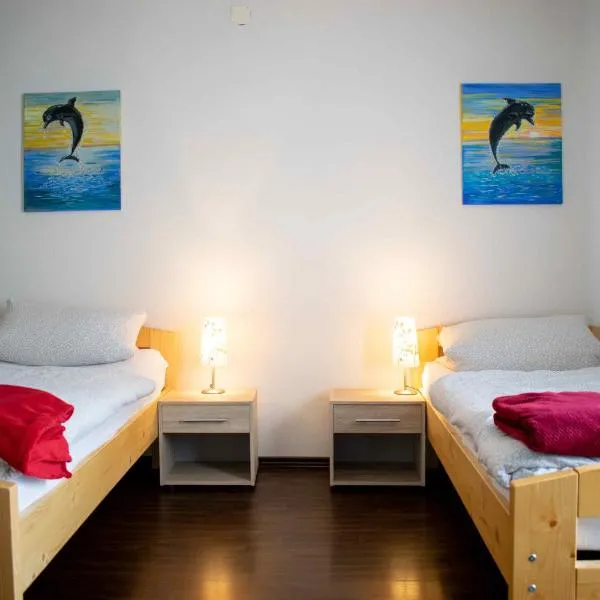 Ferienwohnung Gruppenhaus bis 12 Personen, hotel in Neuhausen
