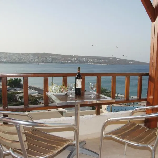 Bay View Apartments、Agia Fotiaのホテル