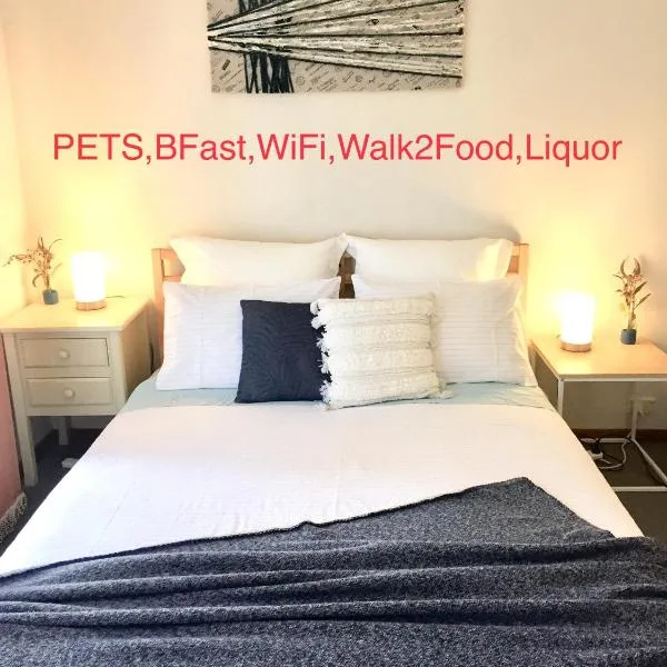BROOKS,BFast,WiFi,Nflx,Walk2Shop,Liquor,Food, hotel v destinaci Norlane