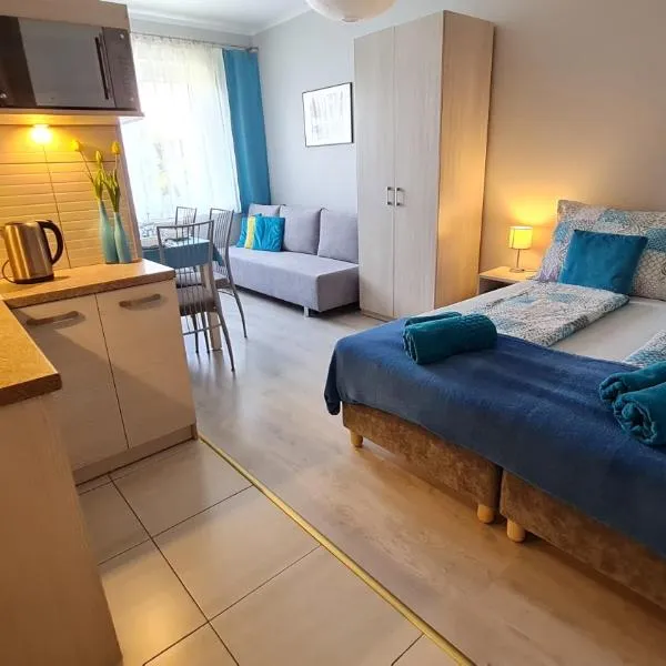 Bela - apartamenty, pokoje z aneksami, parking, Hotel in Kołobrzeg