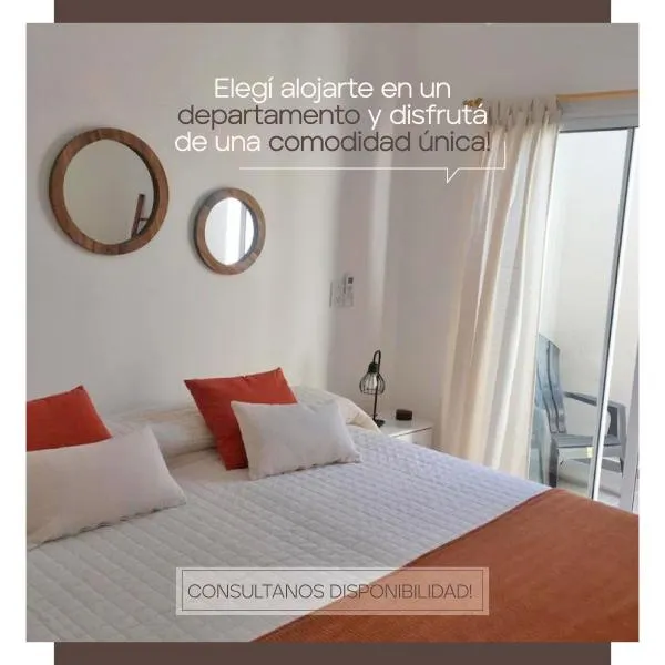 Mono ambiente amplio, luminoso y moderno con excelente ubicación, hotel in Rafaela