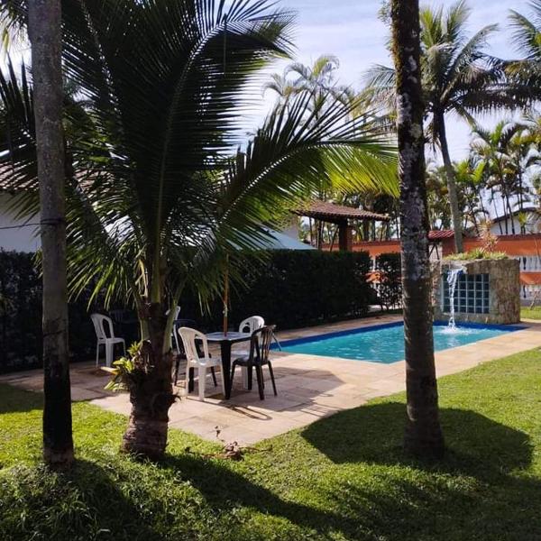 Bertioga pé na areia com piscina no Cantão do Indaiá