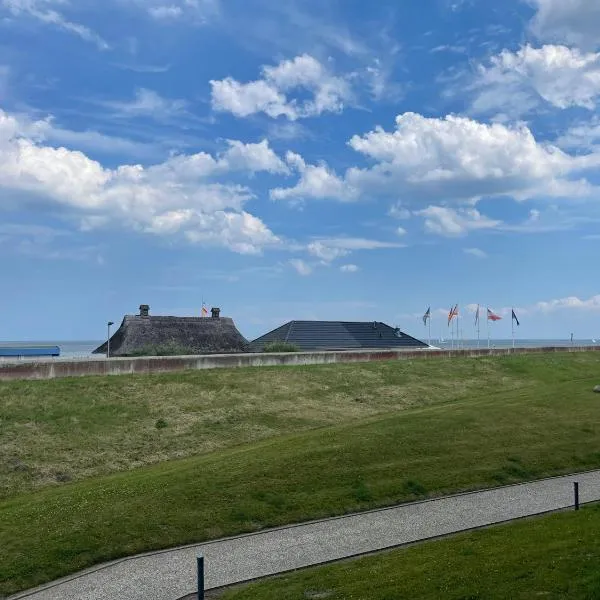 Apartment Fischkoker mit Meerblick und Pool、ダーメのホテル