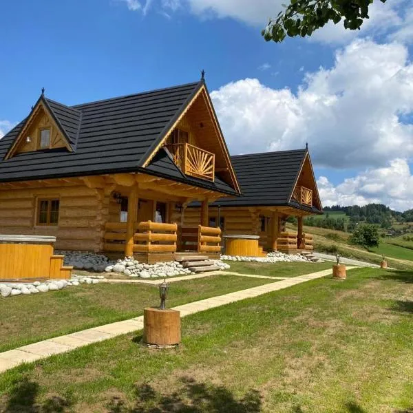 Domki Gorce Klikuszowa- sauna, jacuzzi, hotel in Chabówka