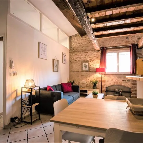 Bel appartement cosy au coeur de Cabestany, viešbutis mieste Cabestany