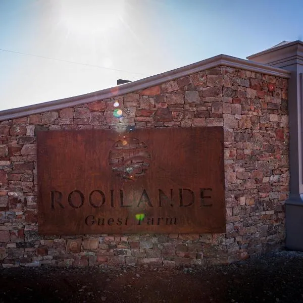 Rooilande Guest Farm Guest House，Laingsburg的飯店