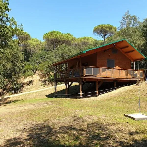 Rustic Cabin in the Woods/Cabaña en el bosque, hotel v destinaci Amer