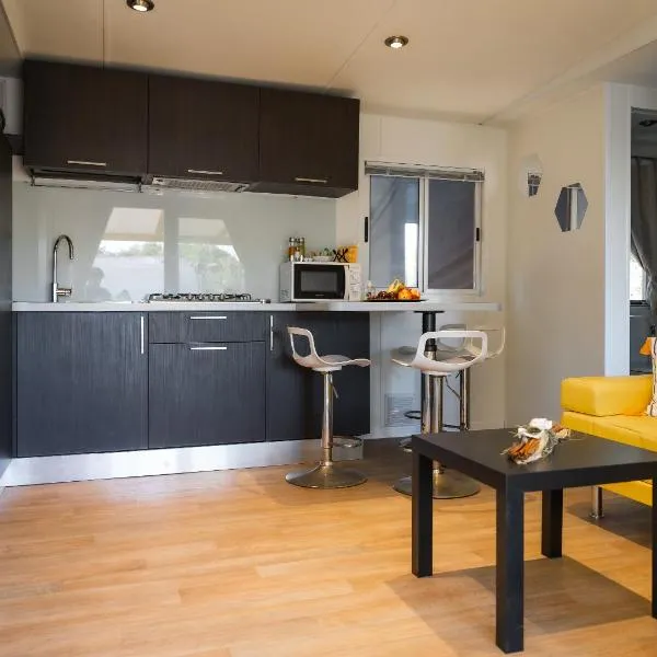 Olive Grove Villa by the Beach、Thorikónのホテル