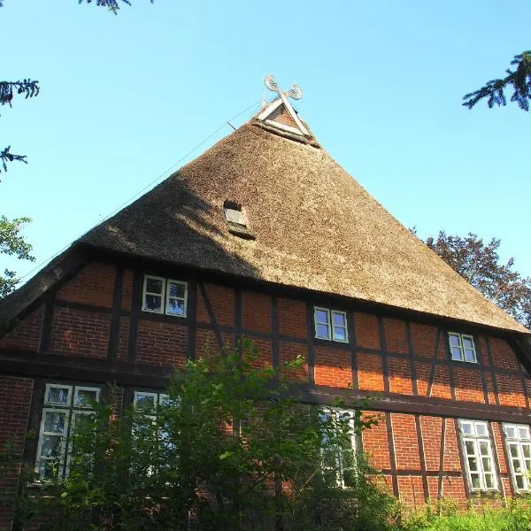 Ferien in einem historischen Bauernhaus mit Garten, hotel in Havekost