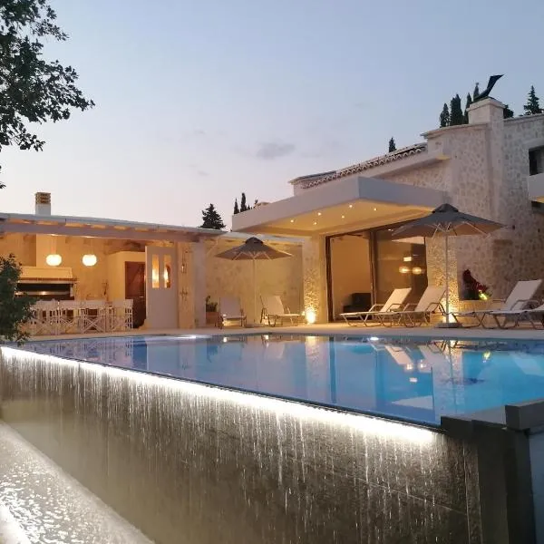 My Mediterranean Luxury Villa,Corfu, hotel din Kontokali