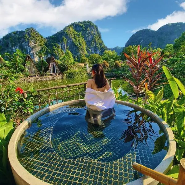 Trang An Lamia Bungalow, hôtel à Tiên Tân