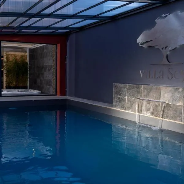 Villa Seyal - avec piscine - jacuzzi - sauna & climatisation, hotel in Le Mans
