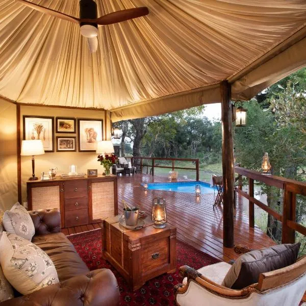 Hamiltons Tented Camp, khách sạn ở Khu bảo tồn Manyeleti Game Reserve