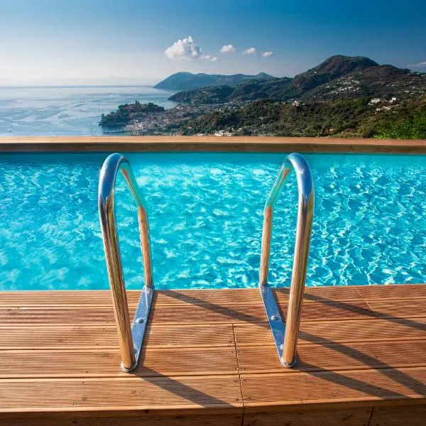 Viesnīca Casa Nostra, stunning, elegant villa in Lipari with pool pilsētā Lipāri