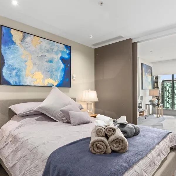 Sophisticated Designer Condo W River & City Views, hotel en Melbourne