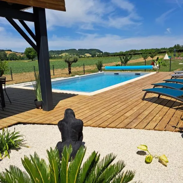 Le Domaine Vesque, hotel in Saint-Pierre-de-Clairac
