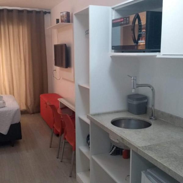 Studio Aconchego, próximo a Rua da Consolação, aos Metros República e Anhangabaú, com ar condicionado, piscina, academia, wifi e varanda - Foto 3