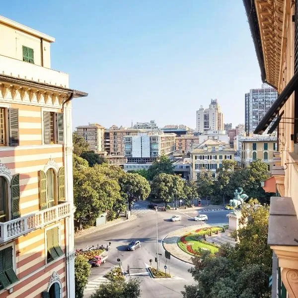 Le Due Piazze, hotell Genovas
