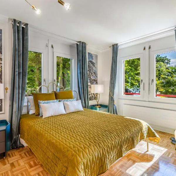 Modern Renaissance studio – Lakefront, hotell i Montreux