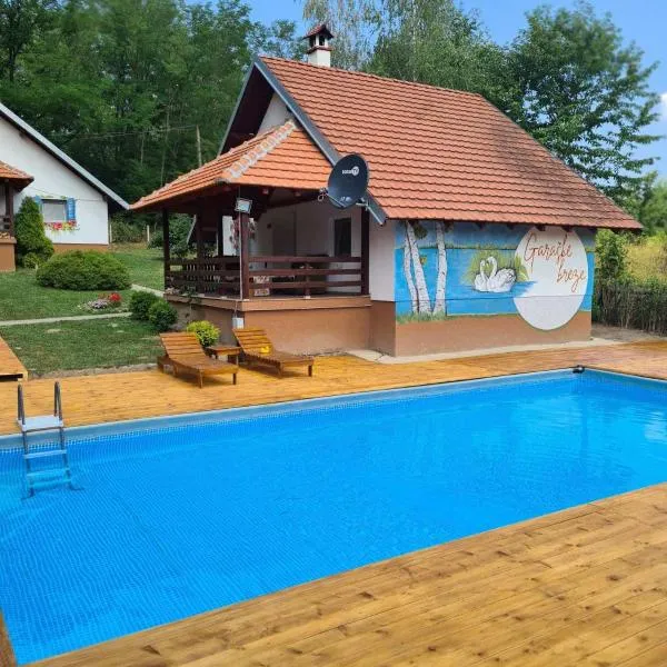 "Garaske Breze" Kućice za izdavanje sa bazenom, hotel in Dragolj