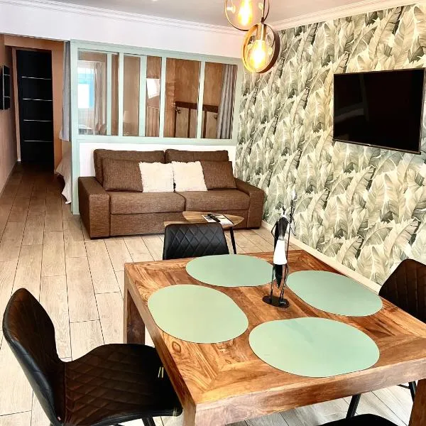Plage à 50m Appartement Rêves tranquilles Villa Les Bains de Mers – hotel w mieście Mers-les-Bains