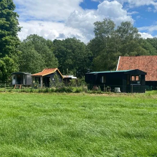 Prachtig gelegen pipowagen onder de kastanje, hotel v mestu Aalten