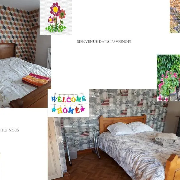 DEUX CHAMBRES DANS UNE MAISON INDIVIDUELLE AU COEUR De L AVESNOIS, hotel in Saint-Hilaire-sur-Helpe