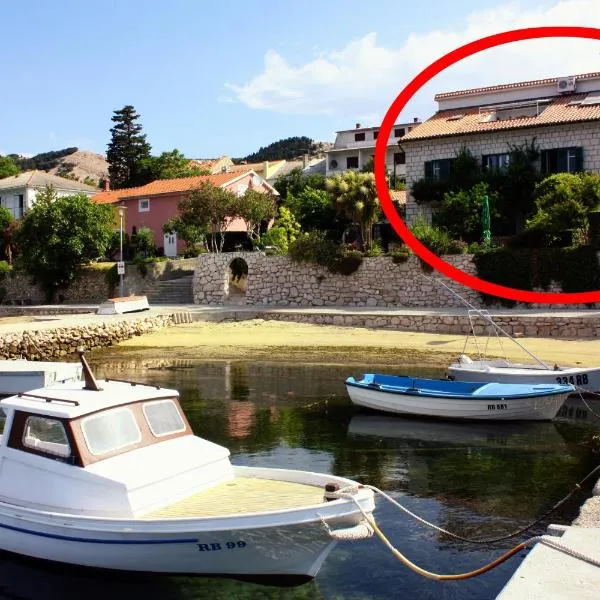 Apartments and rooms by the sea Barbat, Rab - 4973, hotel a Rab