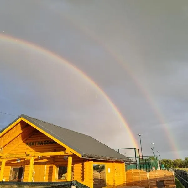 Agroturystyka dom z bali całoroczny, hotel en Zaklików