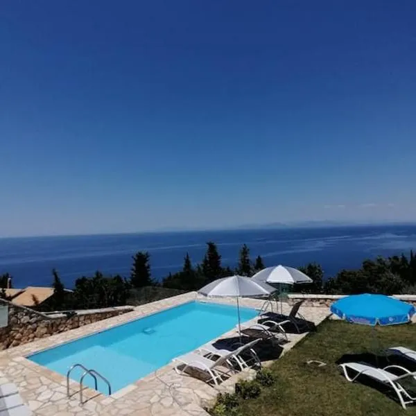 Villa ioli at the sea breathtaking view & sunset, hotel in Agios Nikitas