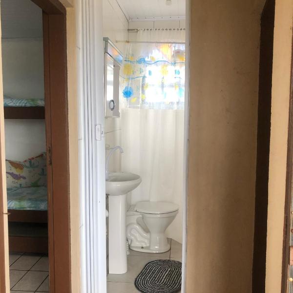 Pé na areia