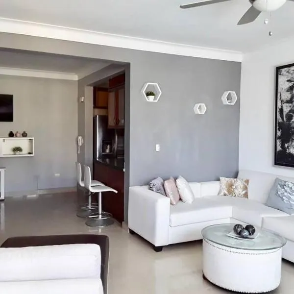 Self check in , moderno, A/C completo Wifi, TV 4K, hotel in Santiago de los Caballeros