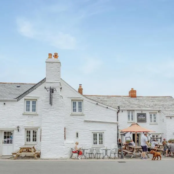 The Olde Malthouse Inn、ティンタジェルのホテル
