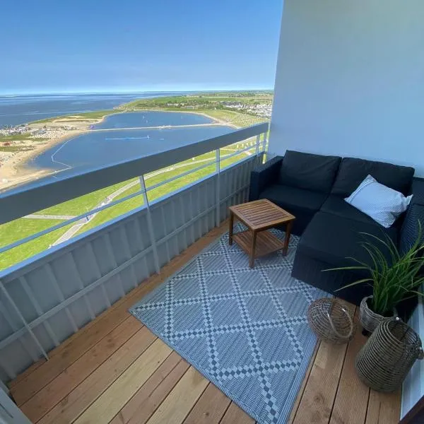 Viesnīca Fewo Lotsenbude mit traumhaftem Blick über die Nordsee Etage 18 pilsētā Bīzuma