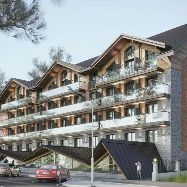 Premium apartment in hotel-type residential comple, reservation a room for at least three days, hotel in Bakuriani