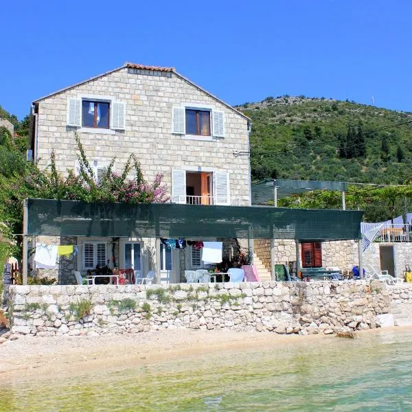 Rooms by the sea Sladjenovici, Dubrovnik - 2161, hotel v Slanu