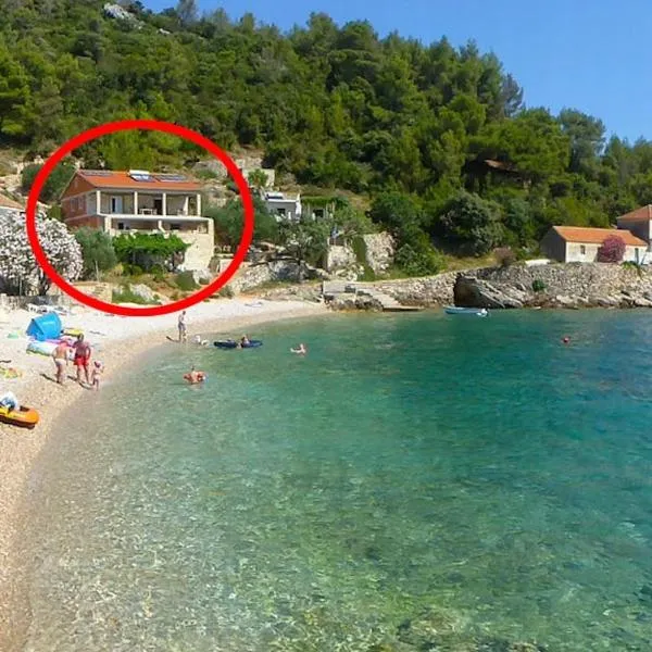 Seaside secluded apartments Cove Skozanje, Hvar - 5713, hotel em Gdinj