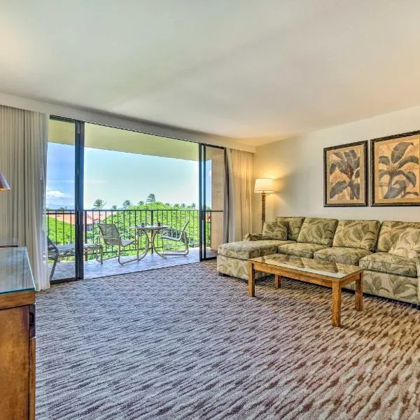 Cute Beachfront Condo with Lanai and Resort Pools, hotel in Kahana
